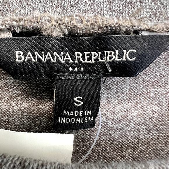 Banana Republic Turtleneck Sweater Dress Brown S Long Sleeves Soft Knit Chic - Picture 4 of 8